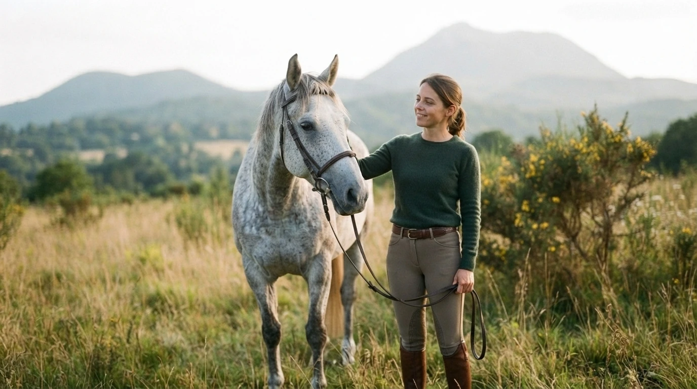 Cours d'équitation à Sauxillanges, Puy-de-Dôme